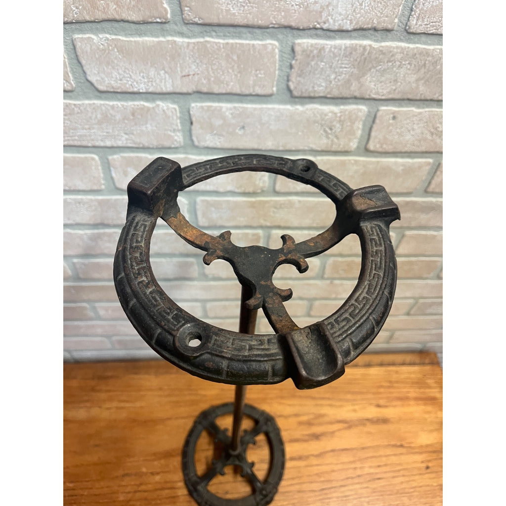 Victorian Cast Iron Smoking Stand Floor Ashtray Cigar Cigarette Stand Antique