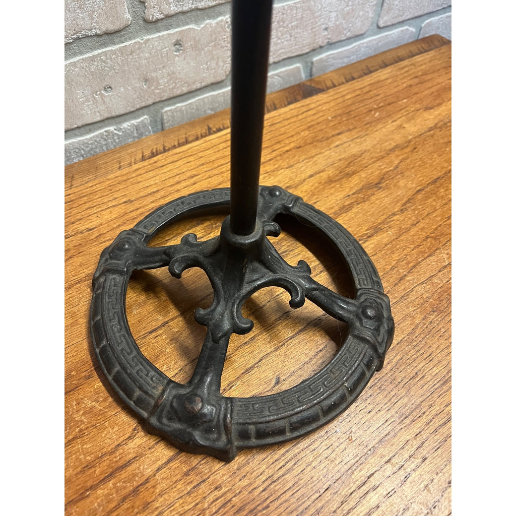 Victorian Cast Iron Smoking Stand Floor Ashtray Cigar Cigarette Stand Antique