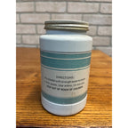 Vintage Kent Drug Company Plaster Paris Plastic Jar Can w/ Contents