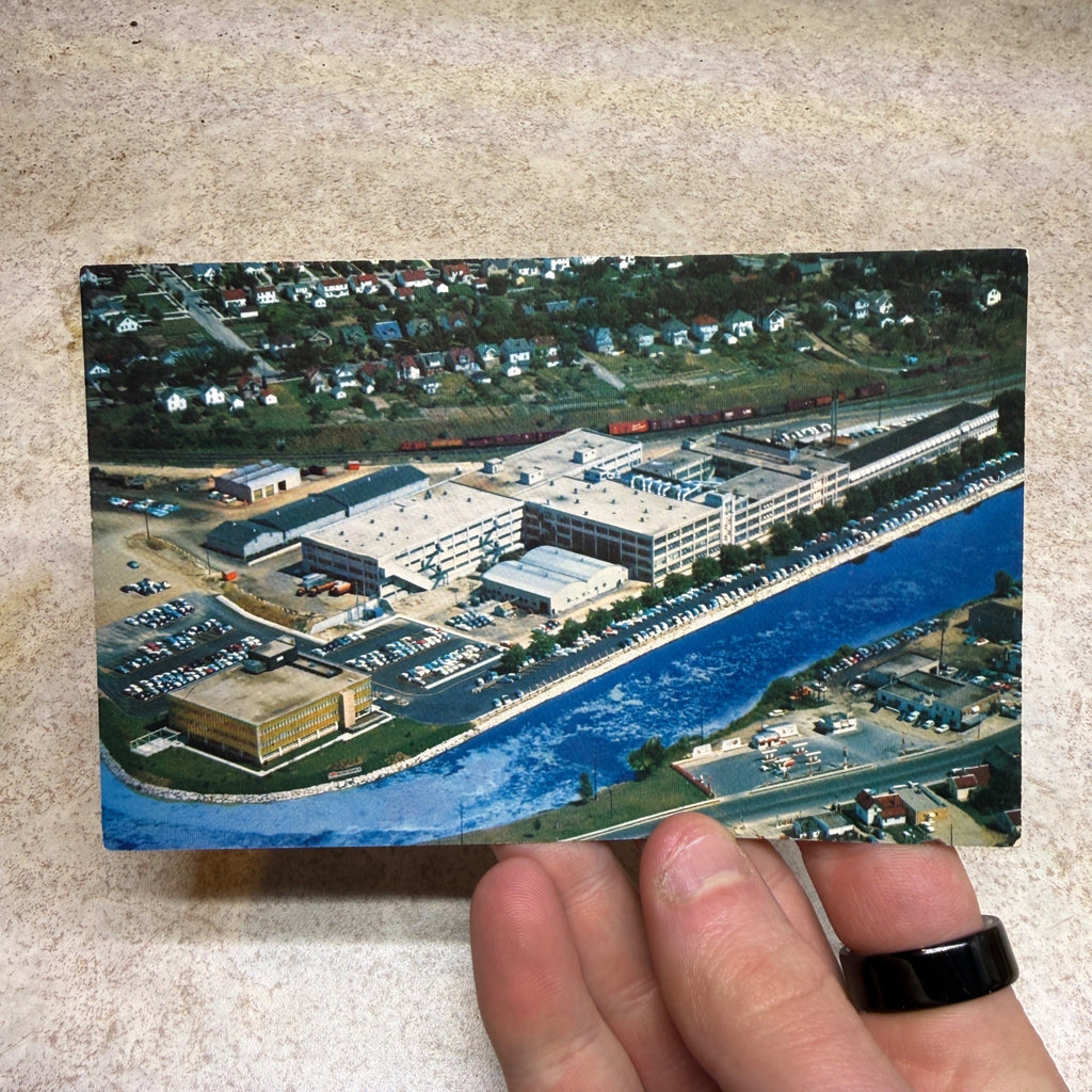 Postcard West Bend Wis, Aluminum Company Factory Manufacturing Plant