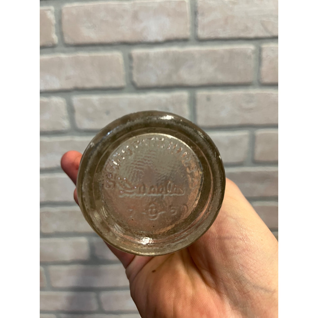 Vintage 1950s Embossed Nehi Soda Bottle 9oz No City