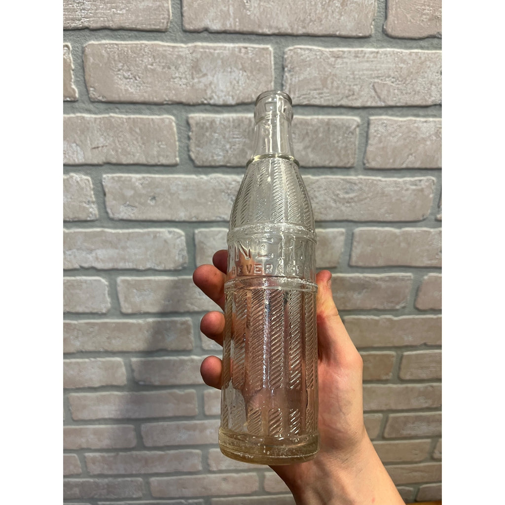 Vintage 1950s Embossed Nehi Soda Bottle 9oz No City