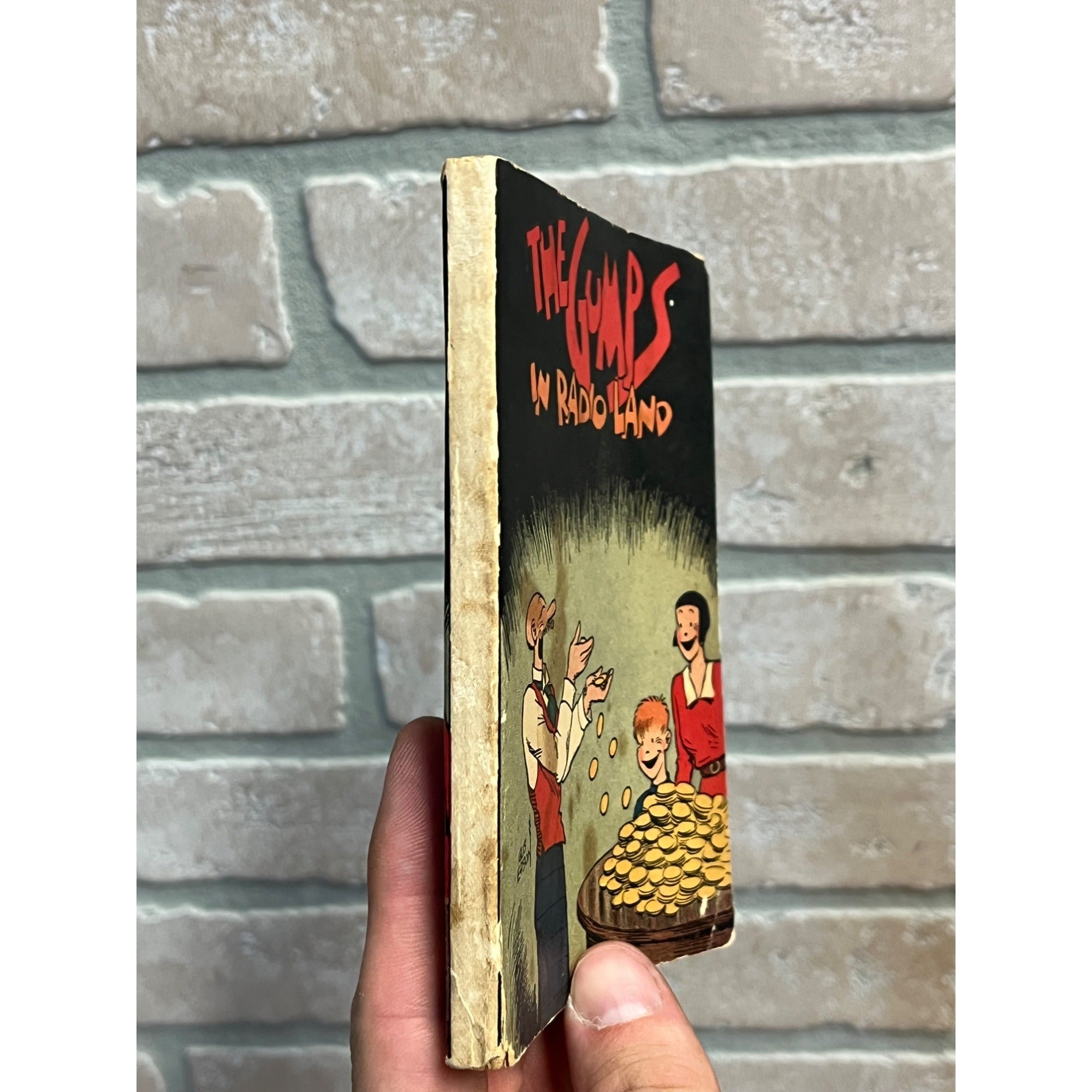 Original The Gumps in Radio Land Andy Gump Cartoon Book 1937