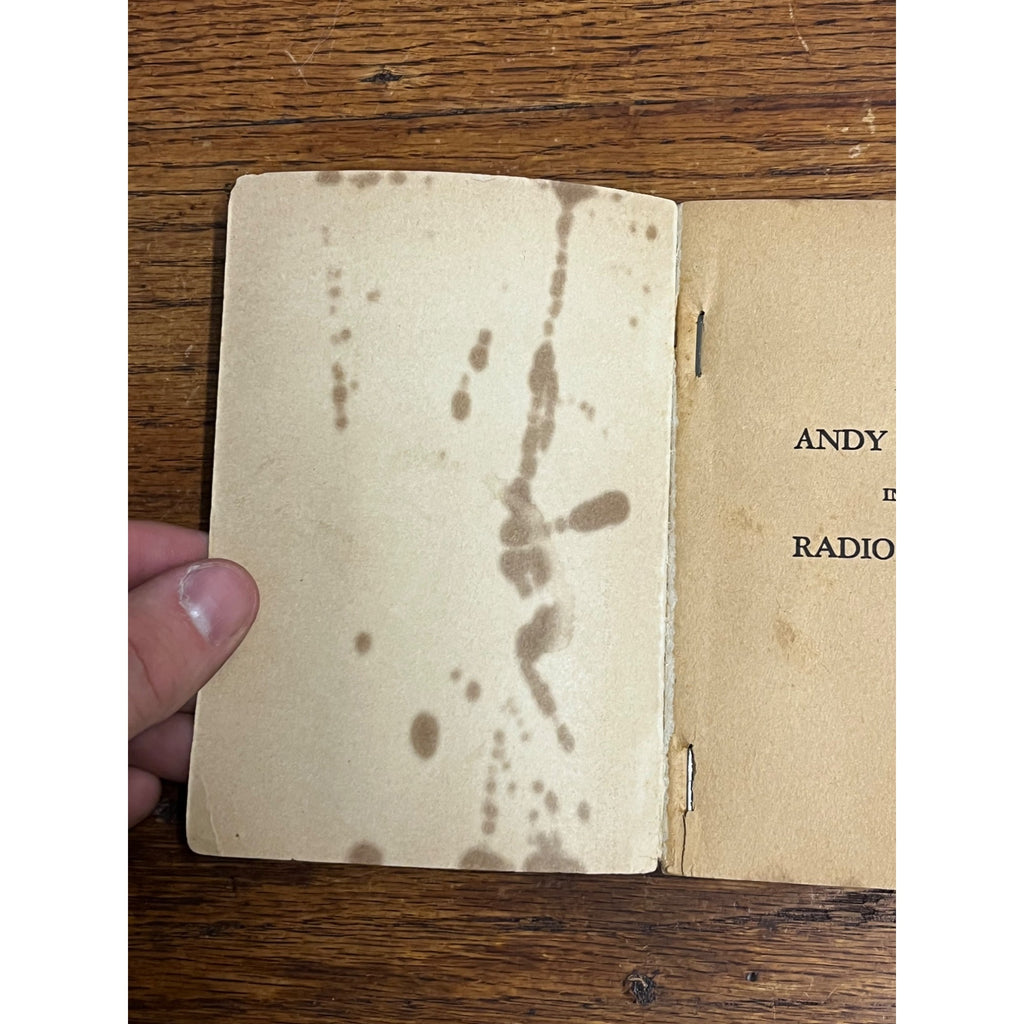 Original The Gumps in Radio Land Andy Gump Cartoon Book 1937