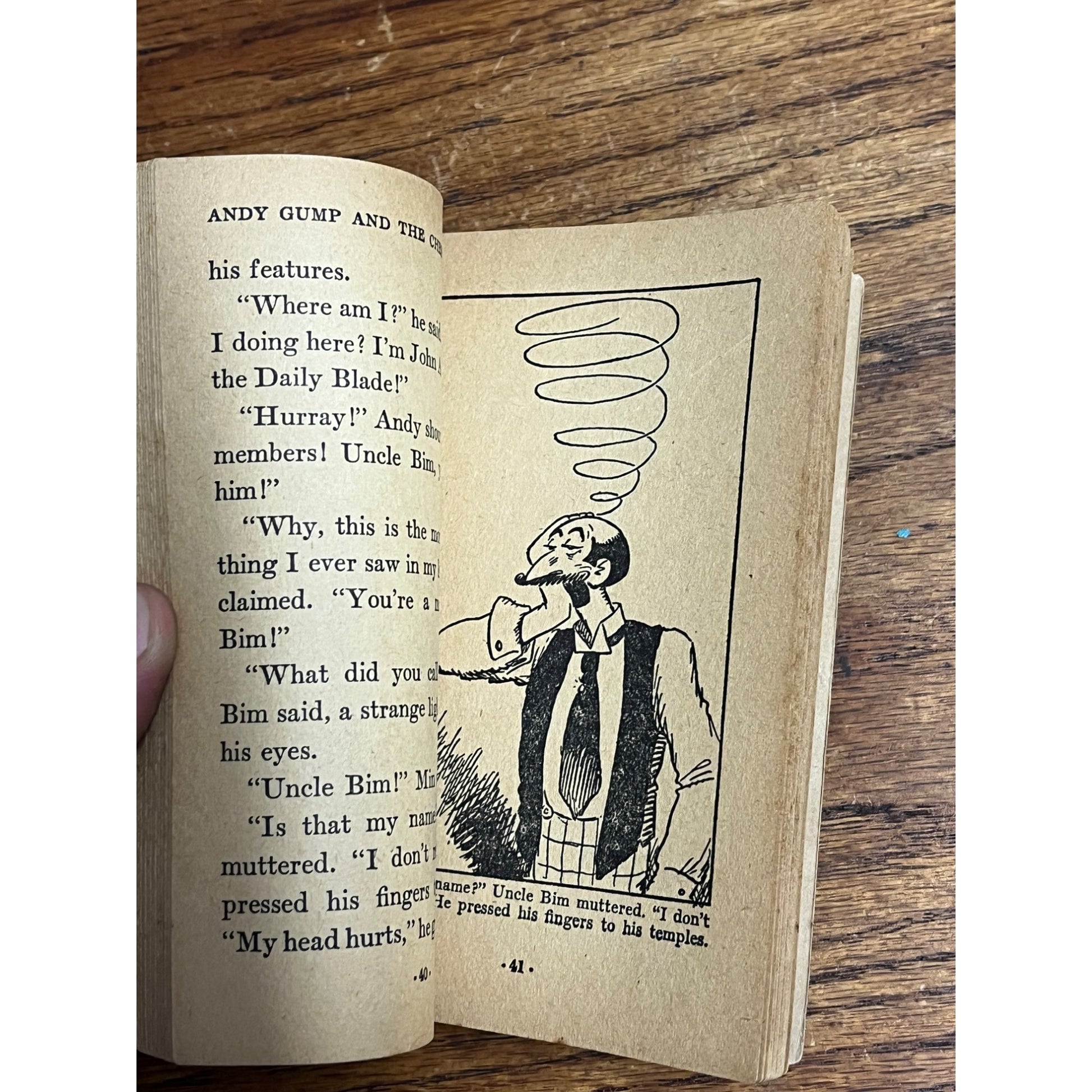Original The Gumps in Radio Land Andy Gump Cartoon Book 1937