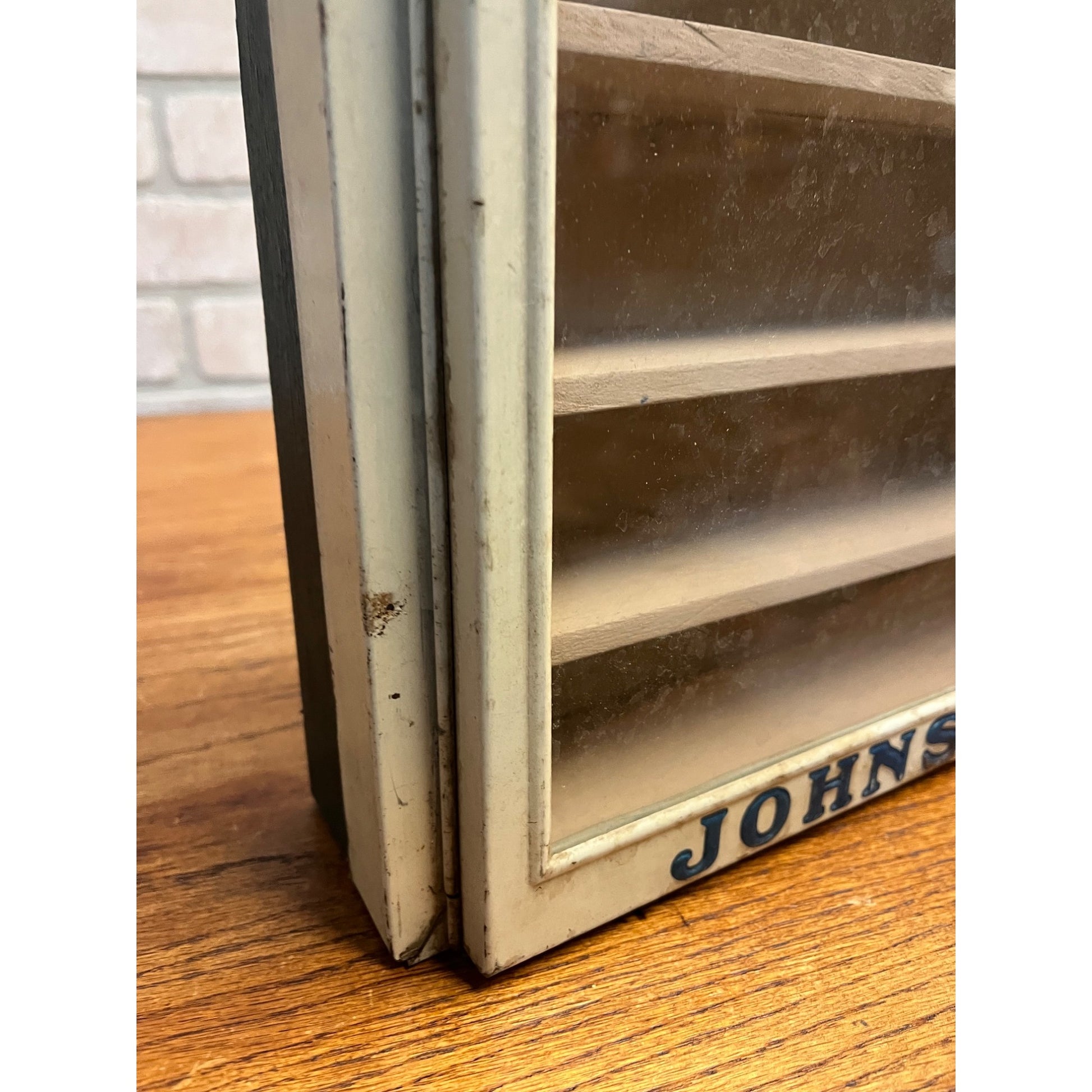 Vintage Johnston Cookies / Crackers General Store Advertising Cabinet Milwaukee