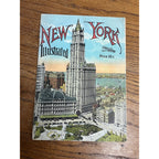 Vintage c1928 New York Illustrated Manhattan Post Card Co Soft Cover Photo Book