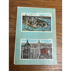 Vintage c1928 New York Illustrated Manhattan Post Card Co Soft Cover Photo Book
