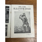 Vintage c1928 New York Illustrated Manhattan Post Card Co Soft Cover Photo Book