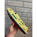 Vintage Marusan Toys Japan PM51 Coast Guard Patrol Tin Boat - Works