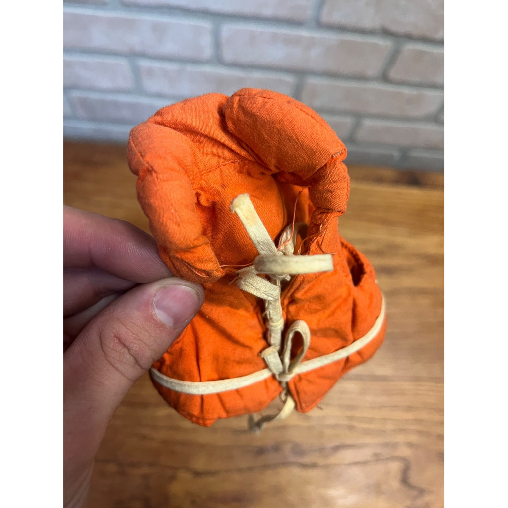 Vintage 1960's Hasbro G.I. GI Joe - Adventure Team Orange Navy Sailor Life Vest