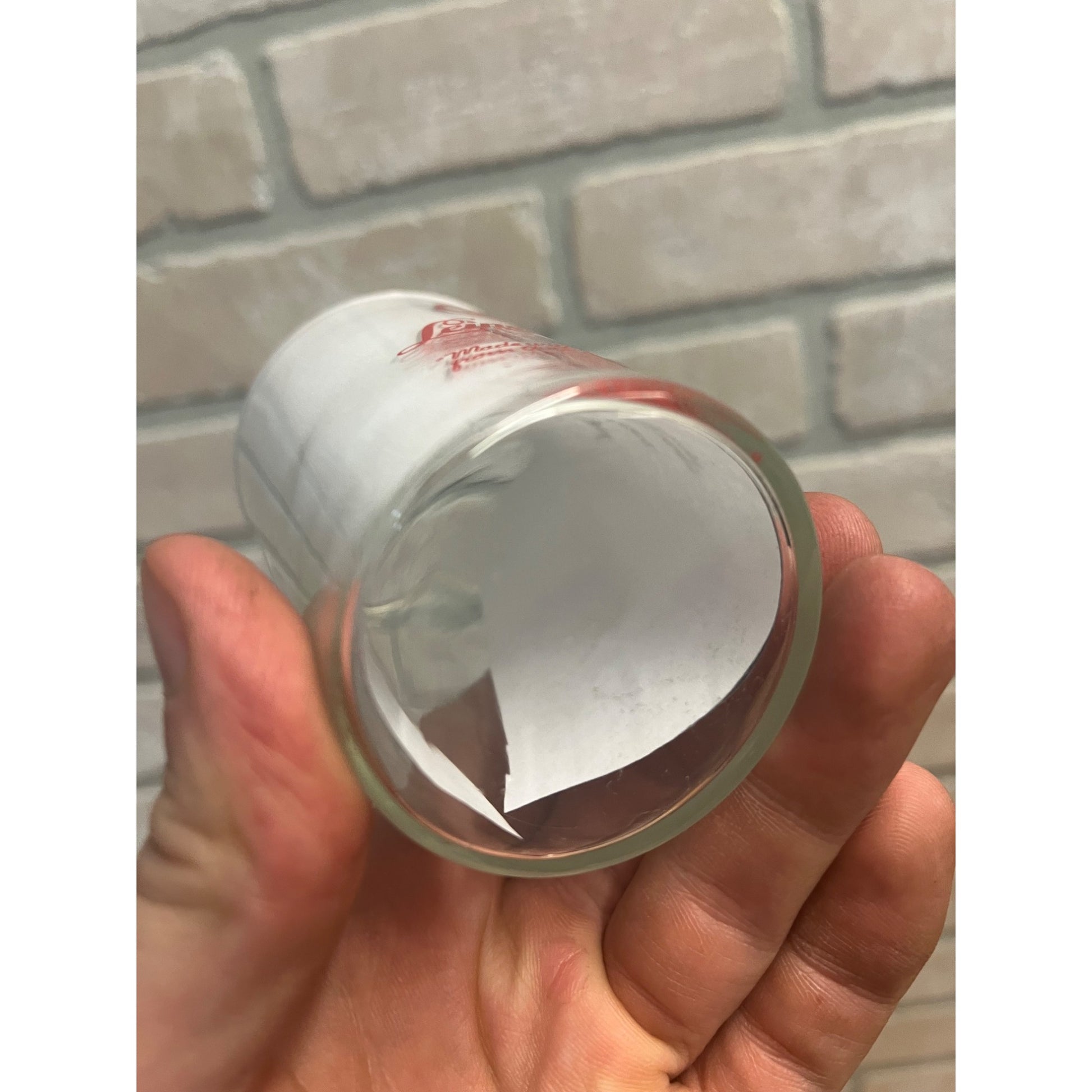 Vintage 1960s Leinenkugels Beer Tester Sampler Shot Glass 3.5"
