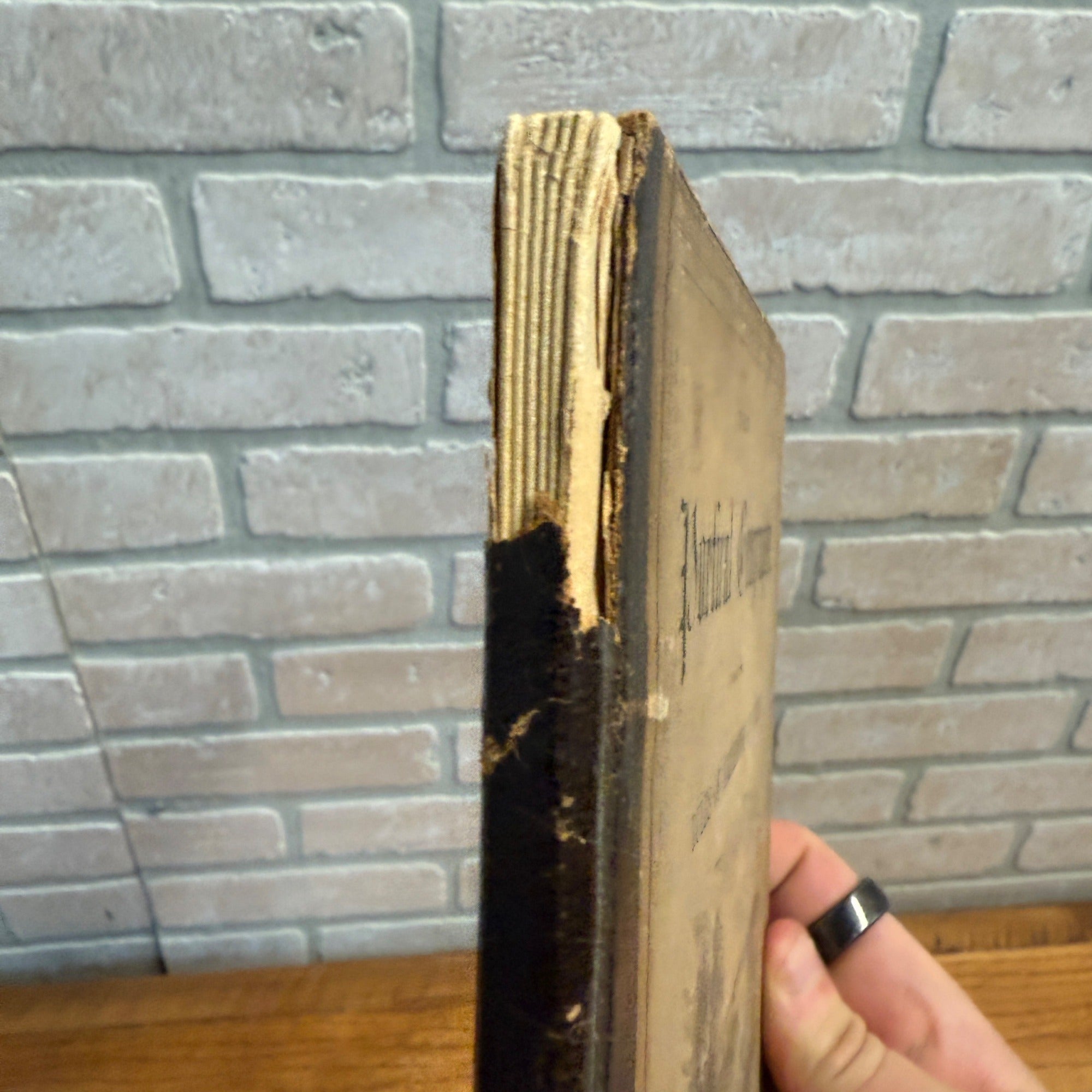 1861 Antique Poetical Geography Russell History Book United States