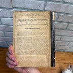 1861 Antique Poetical Geography Russell History Book United States