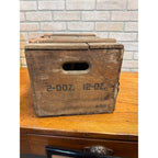 Vintage United States Brewing Co. Beer Chicago Wooden Bottle Crate Case Pre-Pro Lidded