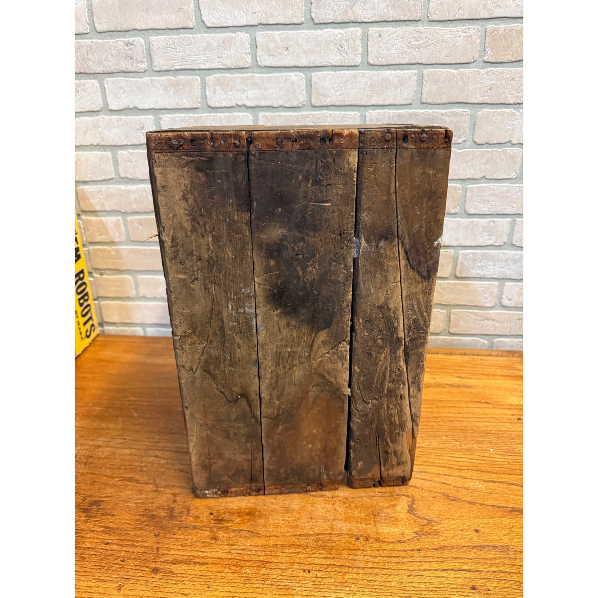 Vintage United States Brewing Co. Beer Chicago Wooden Bottle Crate Case Pre-Pro Lidded