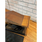 Vintage Gilbelt Mantel Clock Solid Oak w/ Chime - Mission Style