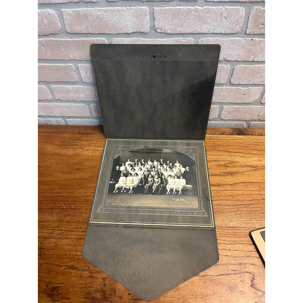 Antique Vintage Cabinet Photo Holy Name School Class of 1929 w/ Frame Sleeve