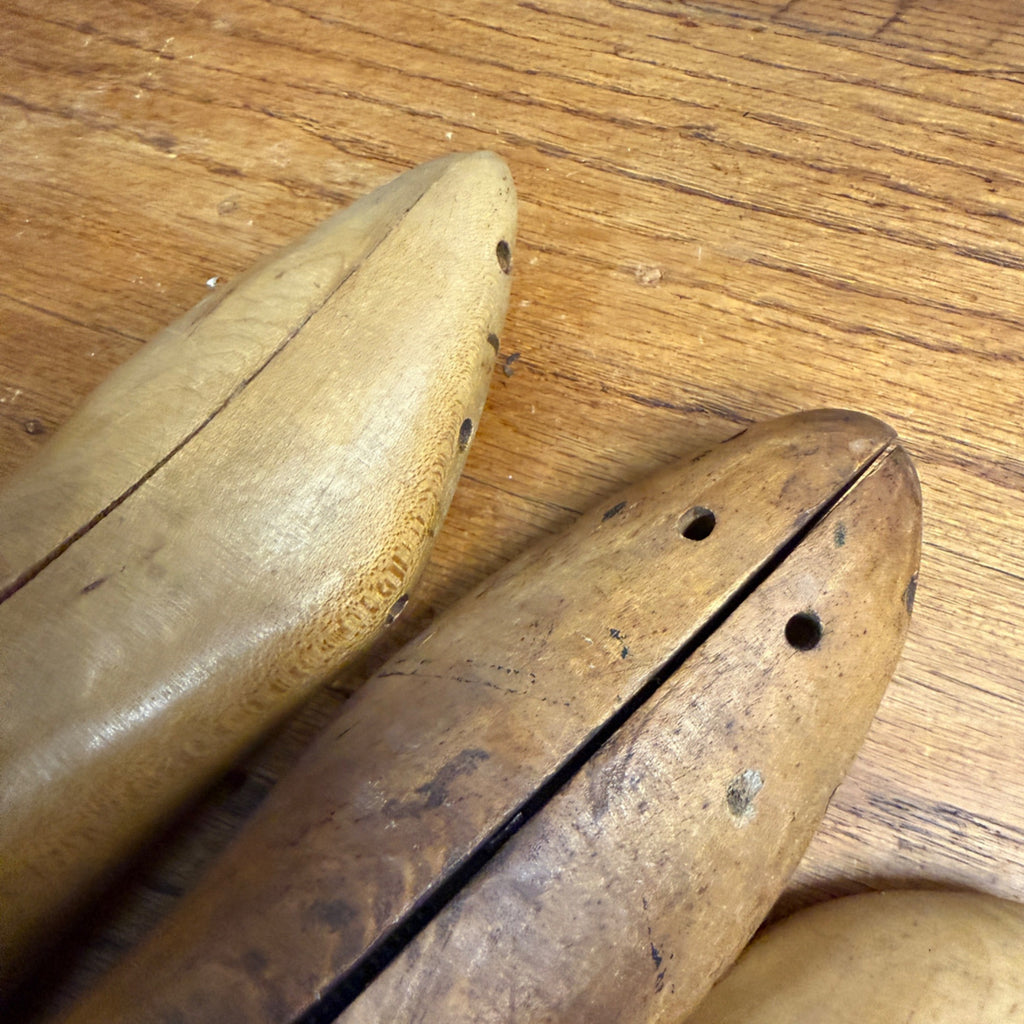 VTG Wooden Shoe Lasts Cobbler Forms Boot & Shoe Stretchers Mixed Lot Antique