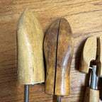 VTG Wooden Shoe Lasts Cobbler Forms Boot & Shoe Stretchers Mixed Lot Antique