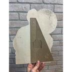 Original 1948 7UP Seven-Up Diecut Advertising Sign Countertop Easel Back 12"