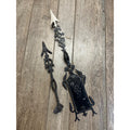 Vintage Antique Wrought Iron Weathervane Weather Vane Arrow Lot 2 Lightning Rod