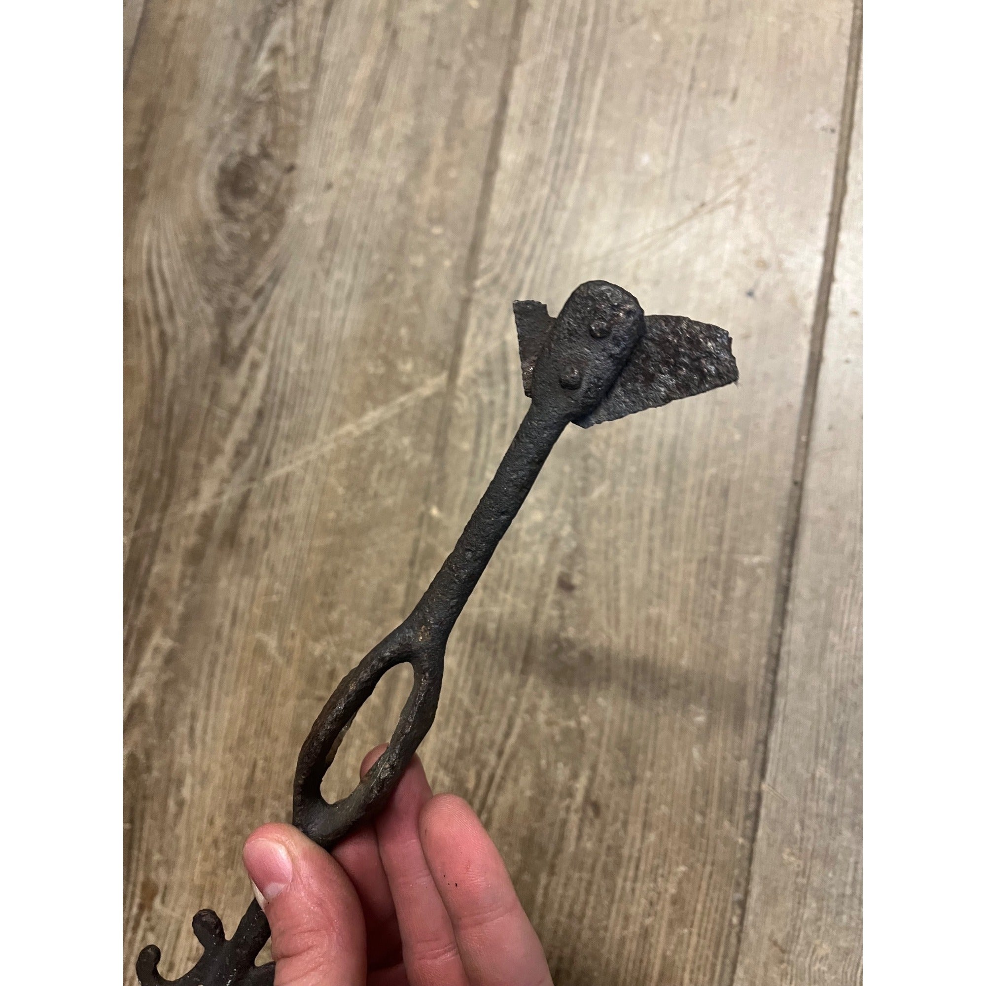Vintage Antique Wrought Iron Weathervane Weather Vane Arrow Lot 2 Lightning Rod