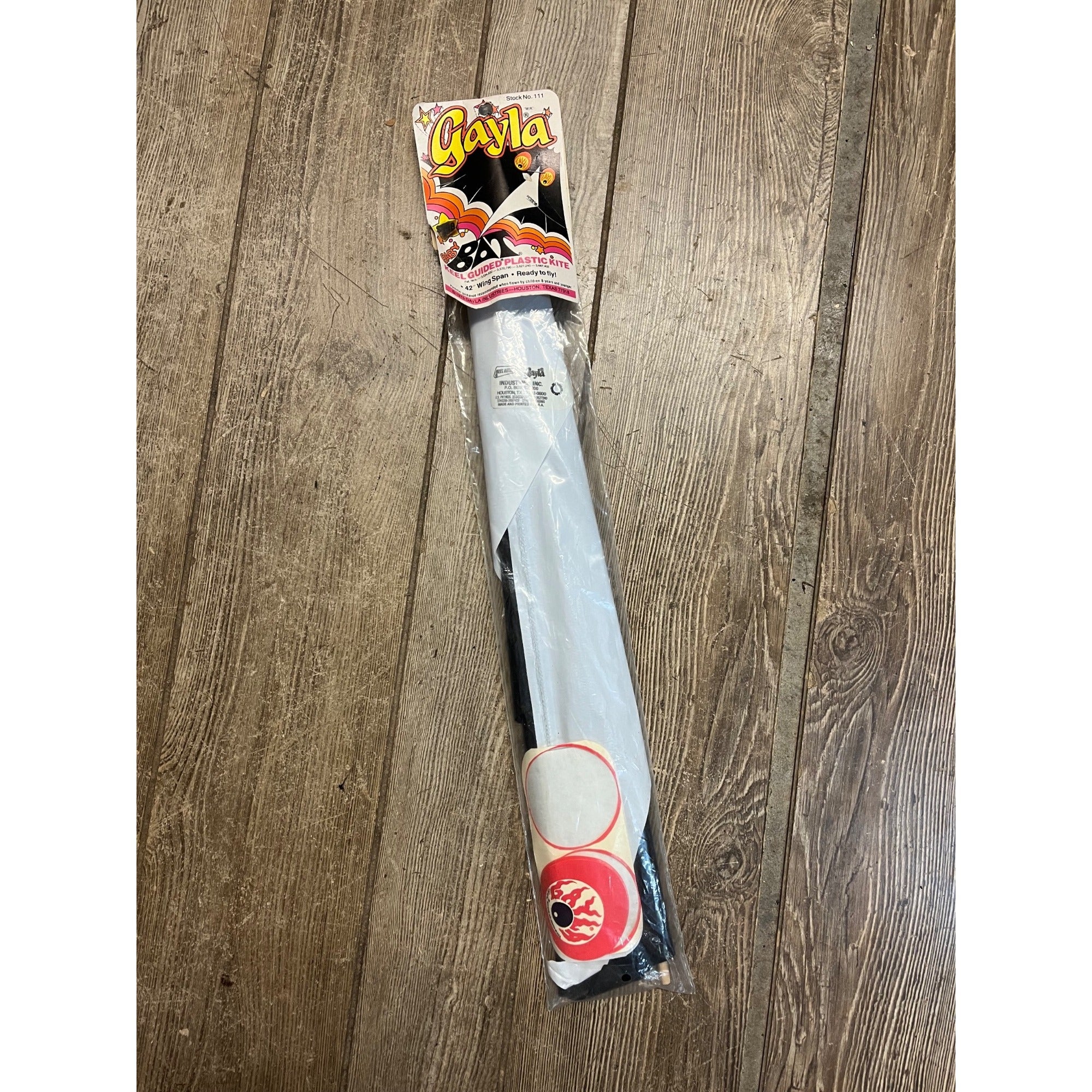Vintage NOS 1975-1996 Gayla 42" Baby Bat Kite Original Sealed New