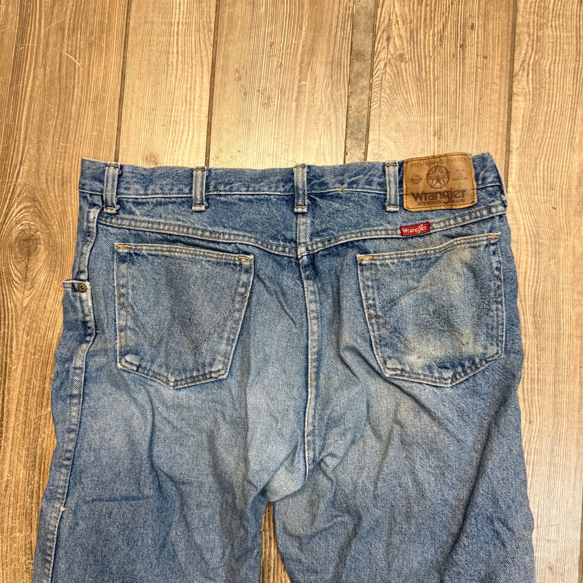 Wrangler Men's Denim Blue Jeans 34x32 Vintage 80s 90s Retro