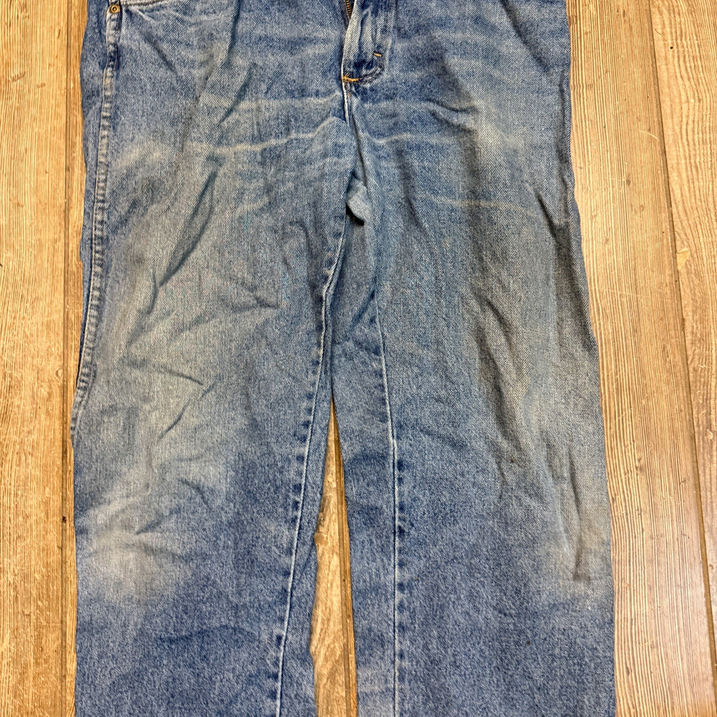 Wrangler Men's Denim Blue Jeans 34x32 Vintage 80s 90s Retro
