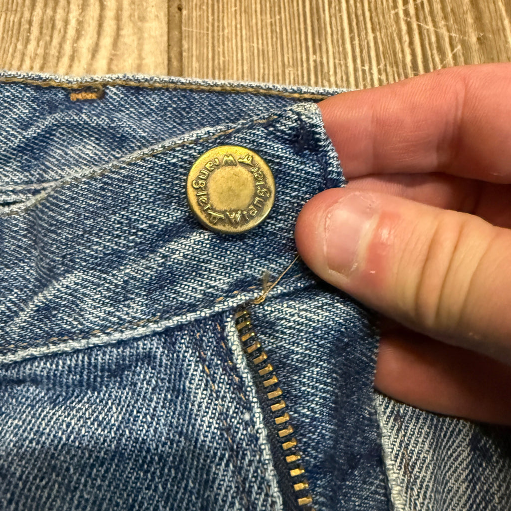 Wrangler Men's Denim Blue Jeans 34x32 Vintage 80s 90s Retro