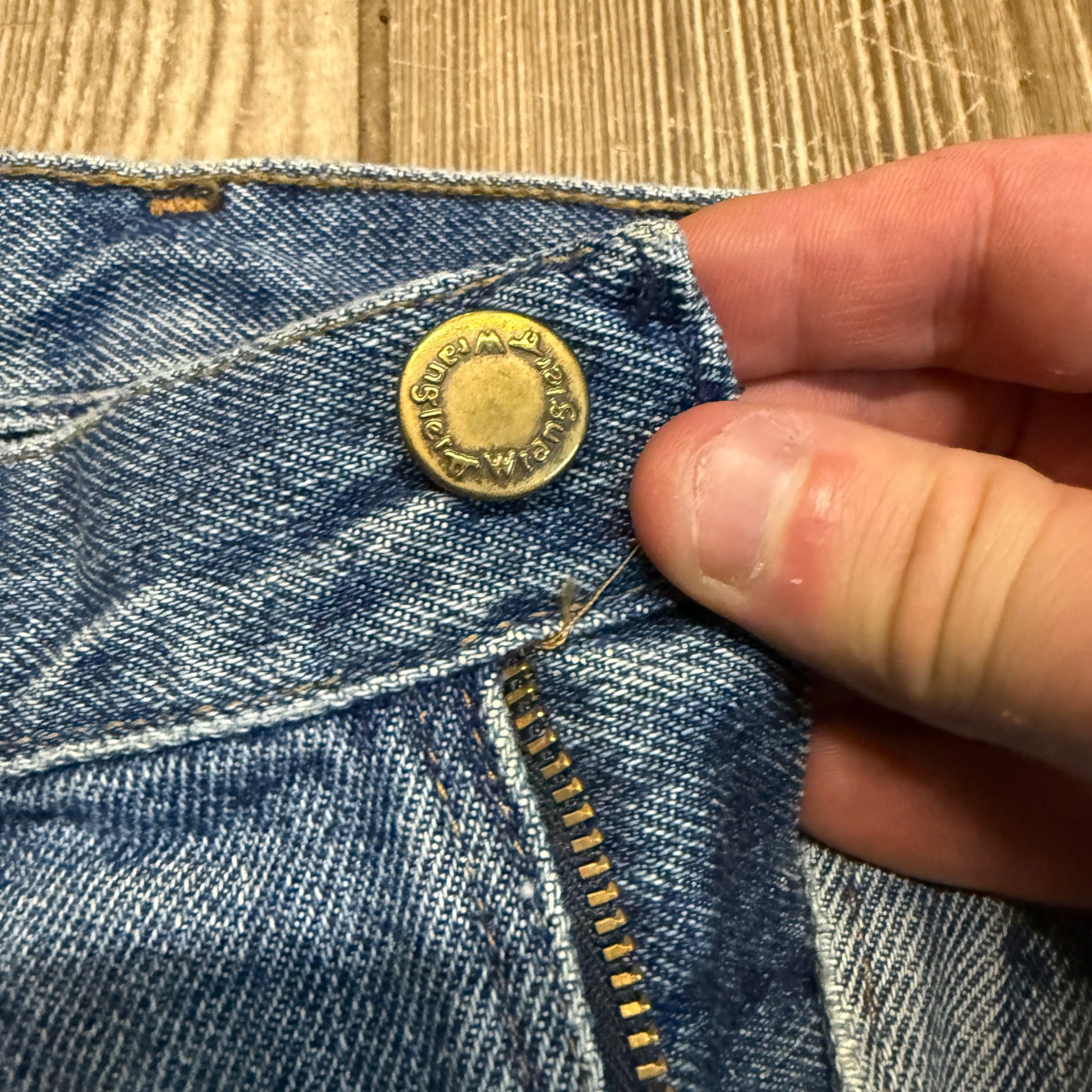 Wrangler Men's Denim Blue Jeans 34x32 Vintage 80s 90s Retro