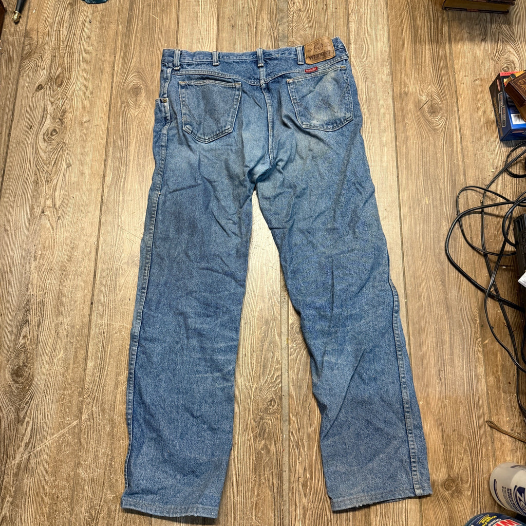 Wrangler Men's Denim Blue Jeans 34x32 Vintage 80s 90s Retro