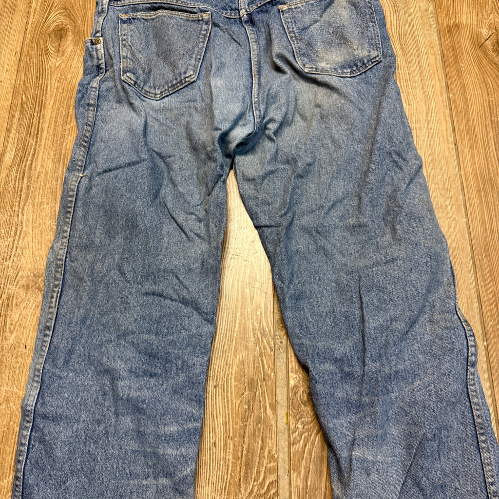 Wrangler Men's Denim Blue Jeans 34x32 Vintage 80s 90s Retro