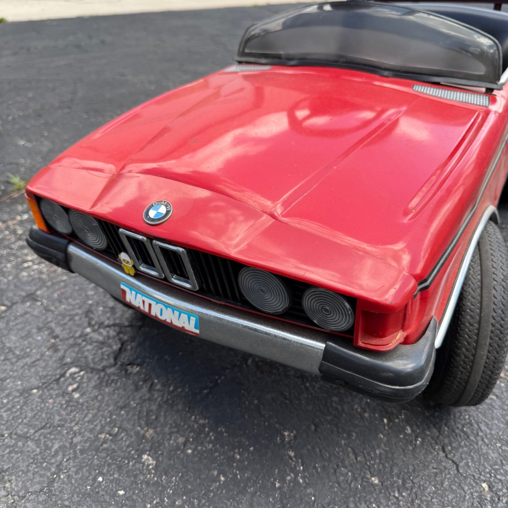 RARE Vintage 1989 NSG BMW 635CSi-Style Pedal Car Toy