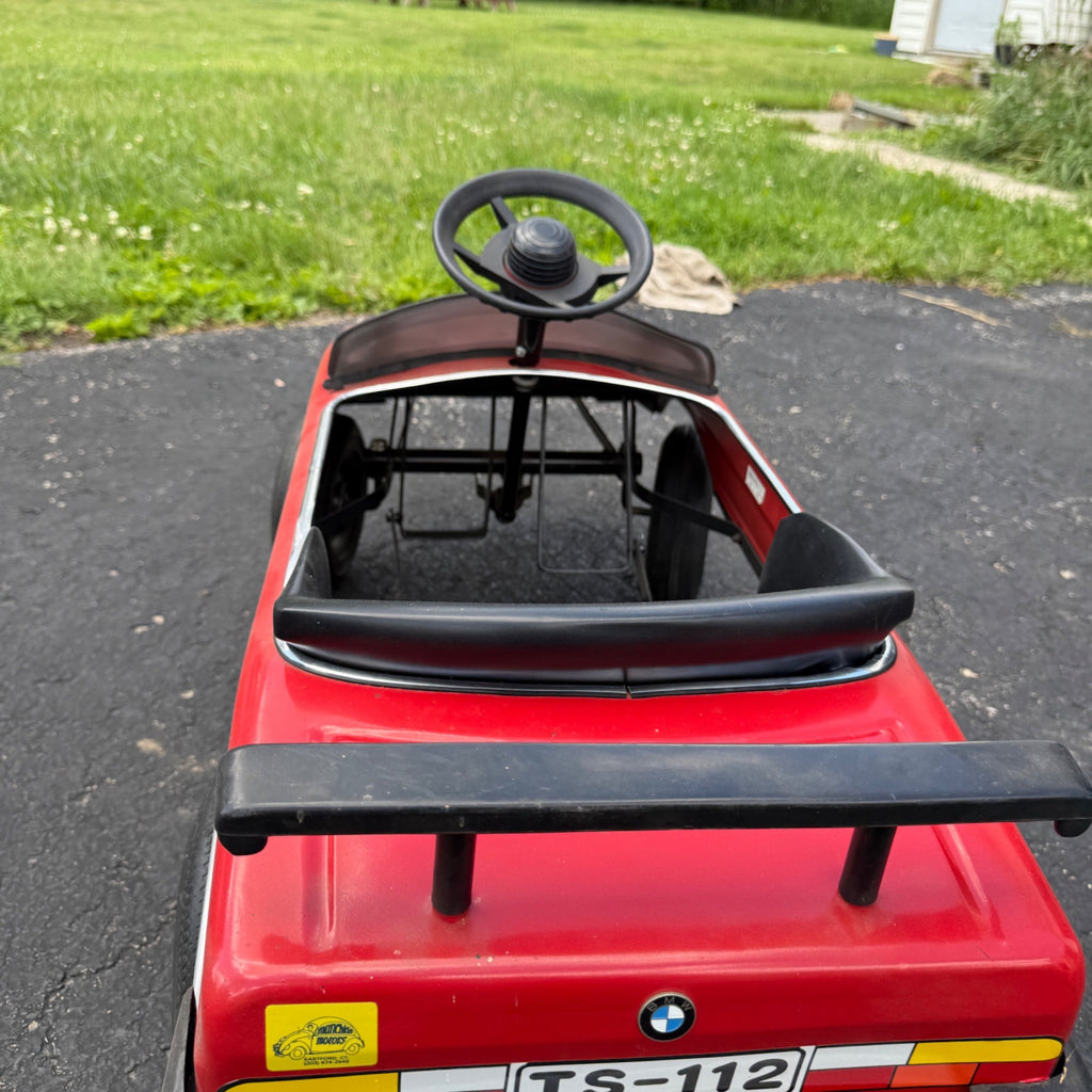 RARE Vintage 1989 NSG BMW 635CSi-Style Pedal Car Toy