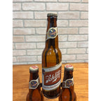 RARE Vintage 1950s Schlitz Beer Advertising Backbar Bottle Pyramid Display