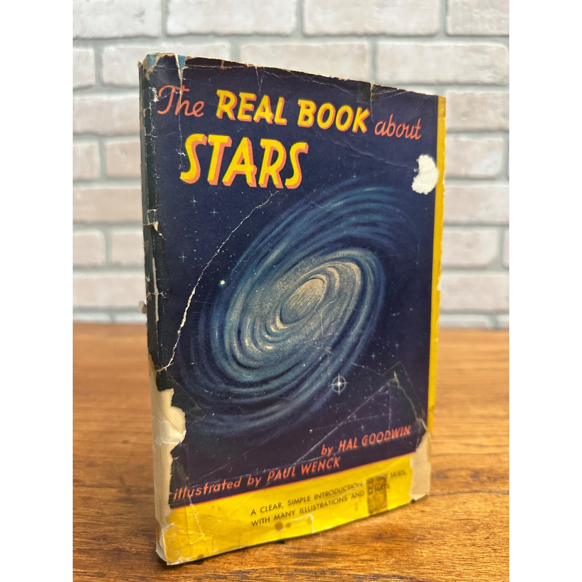 1951 The Real Book About Stars by Hal Goodwin Hardcover Book Antique Vintage