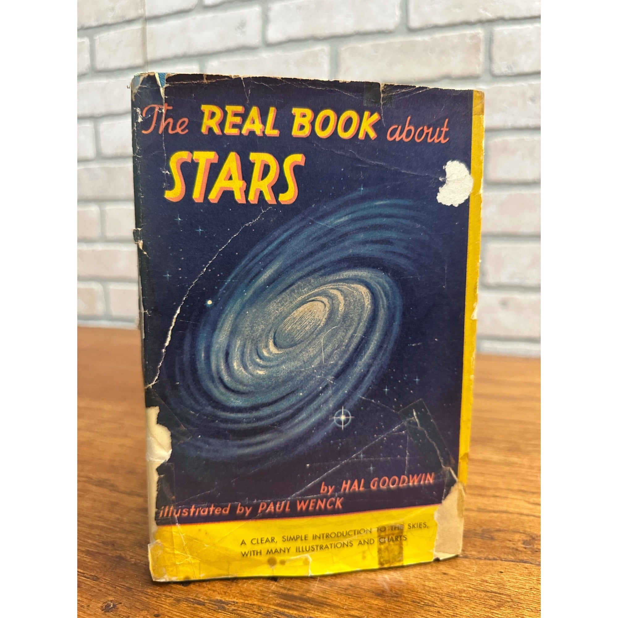 1951 The Real Book About Stars by Hal Goodwin Hardcover Book Antique Vintage