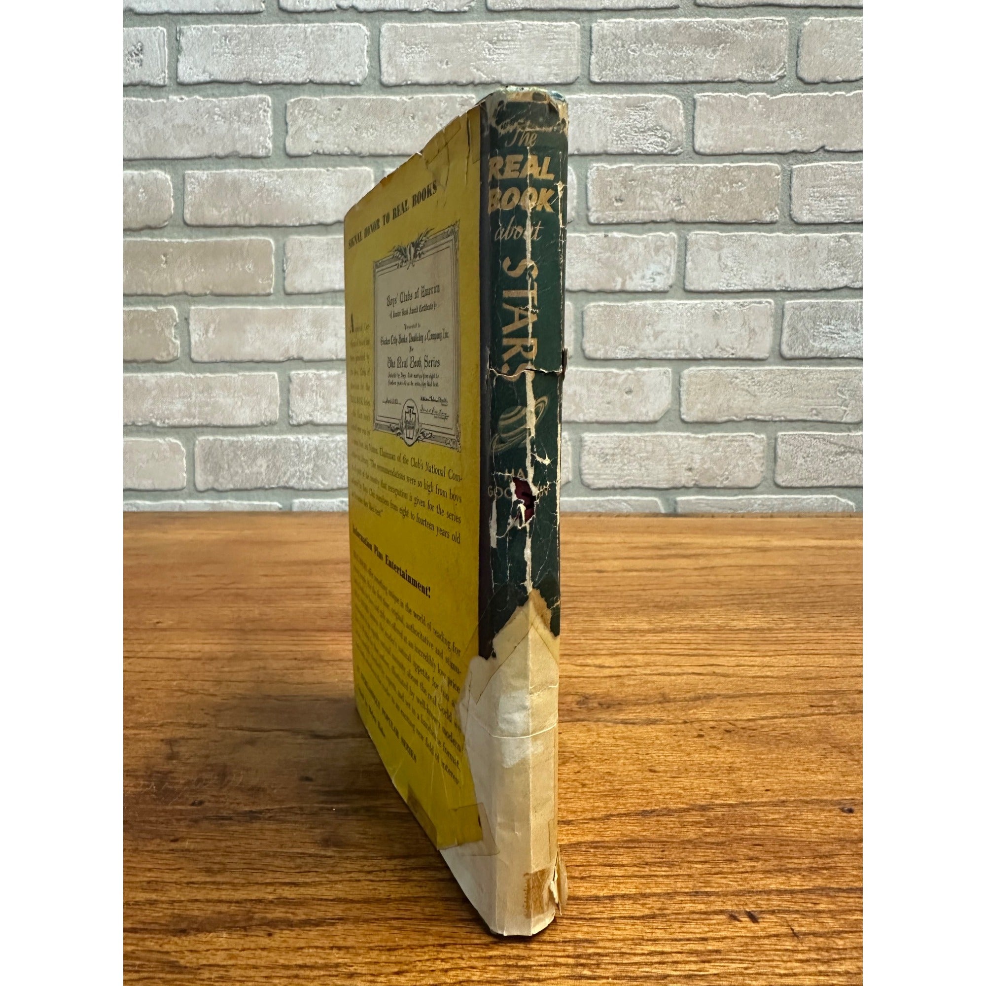 1951 The Real Book About Stars by Hal Goodwin Hardcover Book Antique Vintage