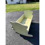 Vintage 1930s Baby's Rocker Crib Wooden Gould Mfg Co. Toddler Toys of Oshkosh WI