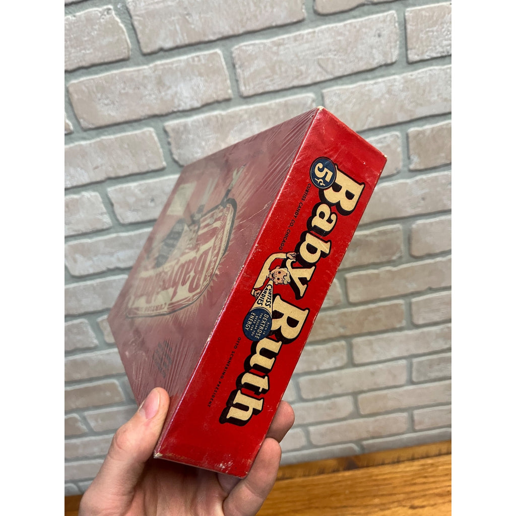 Vintage Baby Ruth Curtiss  5-Cent Candy Bar Store Display Advertising Empty Box