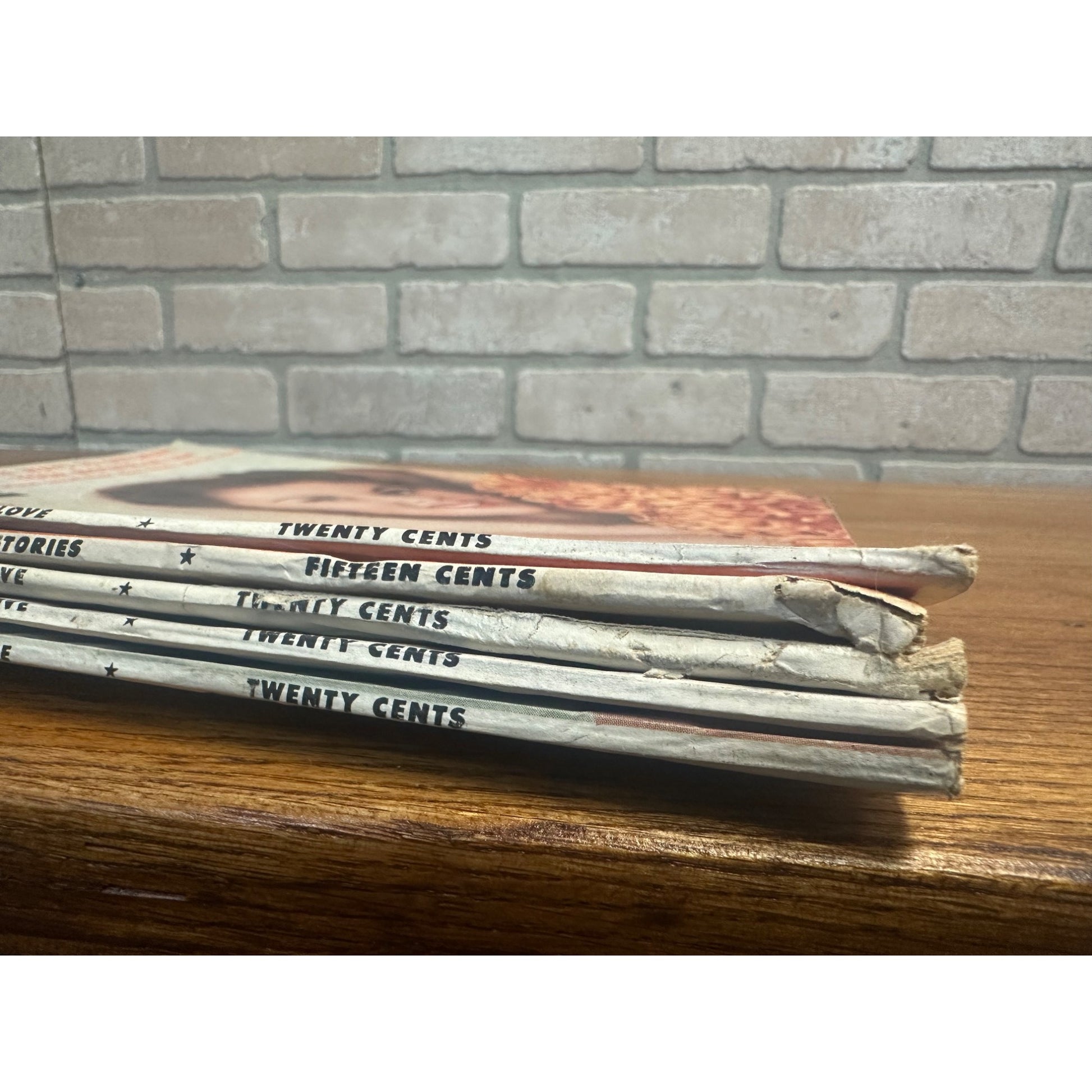 Vintage 1950s True Love Stories Teenage Pulp Fiction Magazines Lot (5)