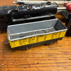 Vintage Tin Metal Marx Train Toy Set W/ Cars Locomotive & Track
