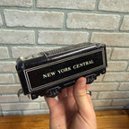 Vintage Tin Metal Marx Train Toy Set W/ Cars Locomotive & Track