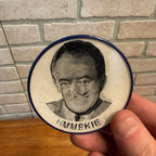 1968 Hubert Humphrey & Ed Muskie 2.5 inch Presidential Campaign flasher button