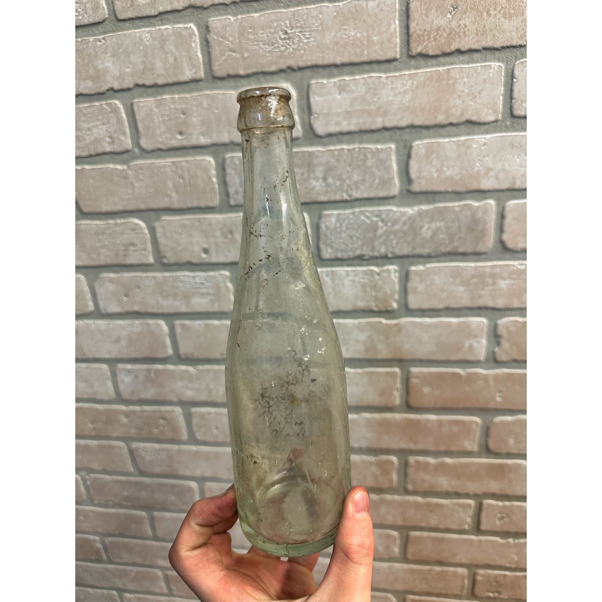 Pre-Pro Phoenix Brewery P.B. Co Beer Bottle Aqua Blue Embossed Bay City MI