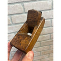 Antique Cooper's Barrel Makers Round Bottom Wooden Plane Curved Sole Tool 4.5"
