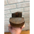Antique Cooper's Barrel Makers Round Bottom Wooden Plane Curved Sole Tool 4.5"
