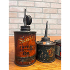 Vintage Standard Oil Finol, Maytag, Sears Hand Oilers Advertising Lot Cans Gas